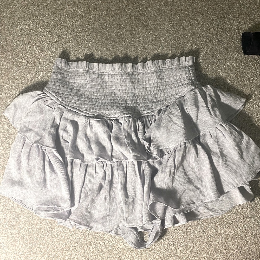 Ruffle tiered skirt
